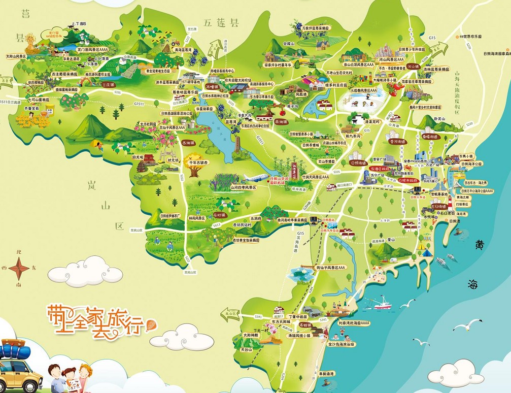 柘城景区使用手绘地图给景区能带来什么好处？